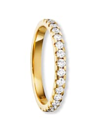 0,5 ct Diamant Brillant Ring aus 585 Gelbgold