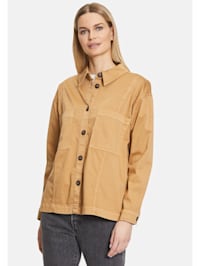 Casual-Jacke mit aufgesetzten Taschen