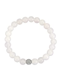 Bracelet avec perles en quartz et en cristal de roche