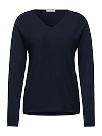 Basic Pullover in Unifarbe