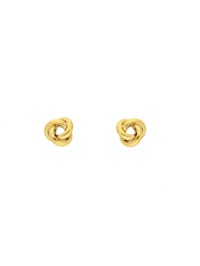 1 Paar  333 Gold Ohrringe / Ohrstecker Knoten