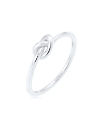 Ring Knoten Verknotet Trend Basic 925 Sterling Silber