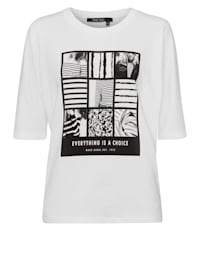 T-Shirt mit Polaroid-Print