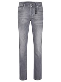 Moderne Straight Fit Jeans im 5-Pocket Style