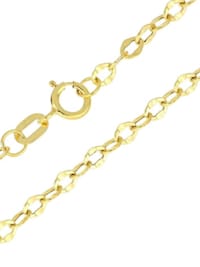 Bracelet maille ancrée en or jaune