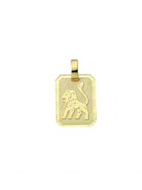 333 Gold Sternzeichen Anhänger Löwe - Set mit Halskette