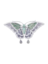 Schmetterling-Brosche in Silber 925