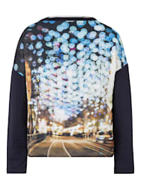Sweatshirt mit Fotodruck