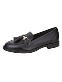 Loafers with leather tassel