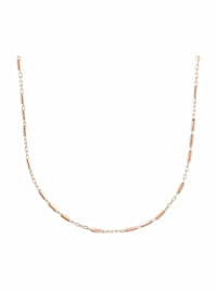 Halskette für Damen, 925 Sterling Silber rosévergoldet