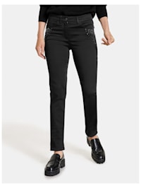 Jeans mit Steinchenapplikation Best4me SlimFit
