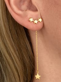 Boucles d'oreilles Étoiles en or jaune 375