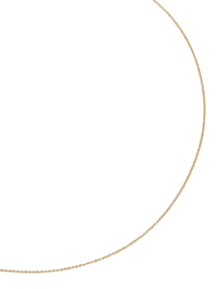 Chaîne maille ancrée en or jaune en or jaune 585, 50 cm