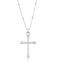 Halskette Kreuz Symbol Basic Religion 925 Silber