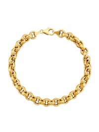 Bracelet en or jaune 375, 19 cm