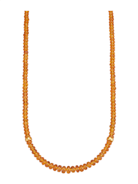 Collier mit Mandarin Granat in Gelbgold 585