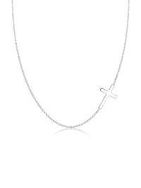 Halskette Trend Kreuz Symbol Glaube Religion 925 Silber