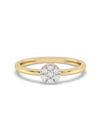 Ring 585/- Gold Diamant weiß Glänzend 0,15ct.