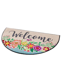 Fußmatte 'Round Welcome Blooming'