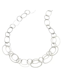 Halskette 925/- Sterling Silber 45 cm Diamantiert