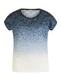 Shirt mit Tupfen-Muster und Farbverlauf