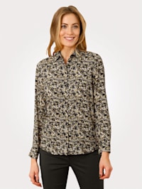 Blouse made from a soft fabric