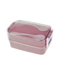 Lunchbox mit Besteck Kunststoff