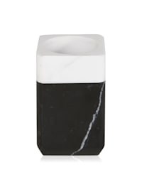 Zahnbürstenhalter Black & White 7x7x11,1cm , Marmor