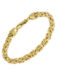Armband Königskette Gold auf Silber 925 Breite 4,7 mm