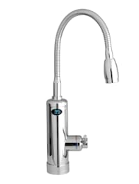 Elektrische Wasserarmatur 'Aquadon SmartHeater Flex-Head', flexibler Aufsatz  -  beweglich & drehbar,  digitale LED-Temperaturanzeige