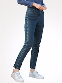 Jeans met grafisch patroon