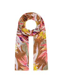 Supersofter Blumen-Schal aus recyceltem Polyester