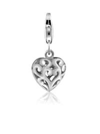 Charm Herz Ornament Anhänger Love 925 Sterling Silber