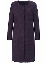 Coat in wool mix