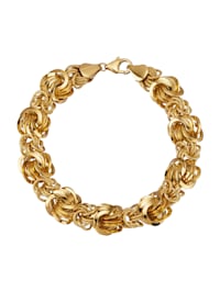 Bracelet à motif de roses en or jaune 375