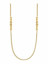 Halskette für Damen, Edelstahl IP Gold