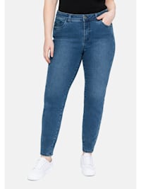 Jeans mit vorverlegter Teilungsnaht