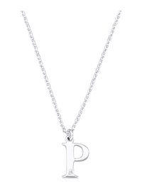 Halsband med bokstavshänge – P med diamant