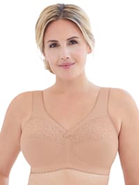 Magic lift bra with supportive wiring