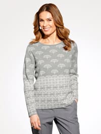 Jumper with jacquard pattern