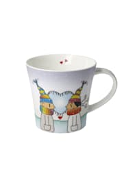 Coffee-/Tea Mug Der kleine Yogi - Herz erwärmt