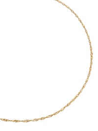 Halskette in Gelbgold 333 50 cm
