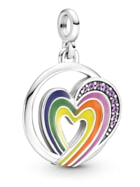 Charm-Medaillon -Rainbow Heart of Freedom- Pandora ME - 791793C01