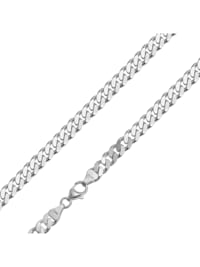 Halskette für Männer 925 Silber Flachpanzer Breite 6,9 mm