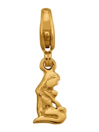 Einhänger-Jungfrau in Gelbgold 375
