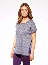 Pullover mit grafischem Jaquard-Muster