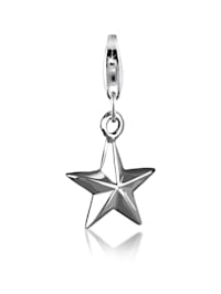 Charm Stern-Anhänger Star Party Astro 925Er Silber