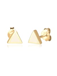 Ohrringe Dreieck Geo Basic Trend Emaille 925 Silber