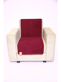 Sesselschoner Sitzflächenschoner Wolle ca. 150 x 50 cm bordeaux
