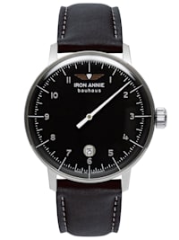 Herren-Armbanduhr Bauhaus 1 Monotimer Schwarz